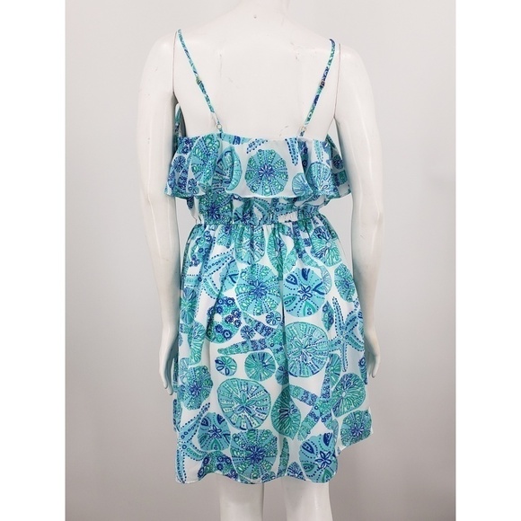 New Lilly Pulitzer Target Blue Sand Dollars Dress - Picture 4 of 8